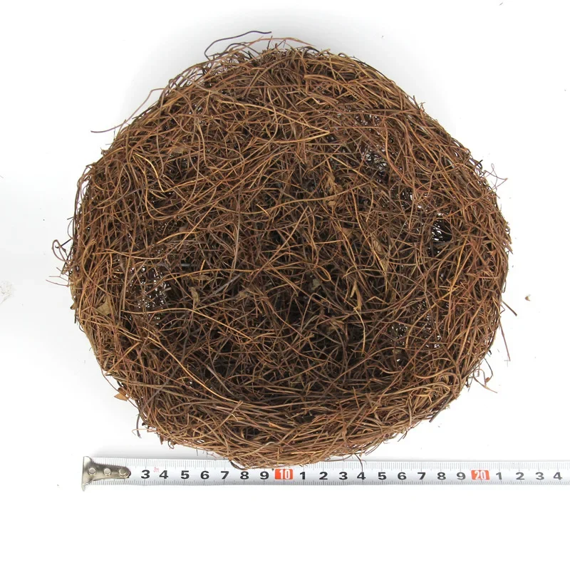 Ninho de Pássaro de Rattan para Decoração Artesanal 8 cm - Imagem 6