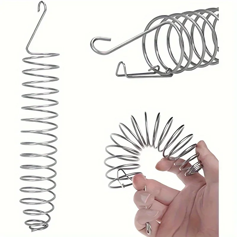 Alimentador de Pássaros de Aço Inoxidável Design Espiral para Gaiola - Imagem 3