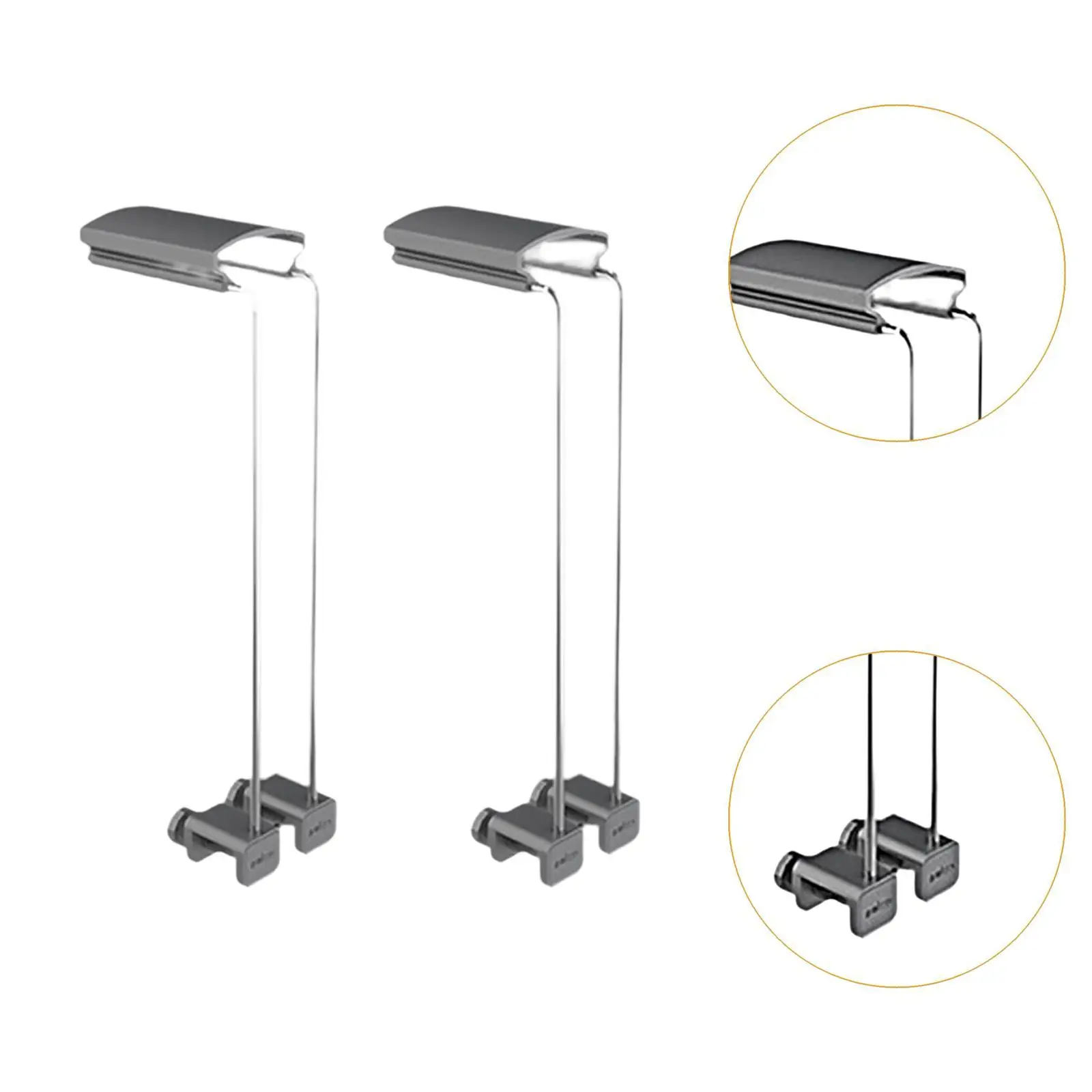 Suporte para Luz de Aquário Branco Metálico Fácil de Instalar - Imagem 5