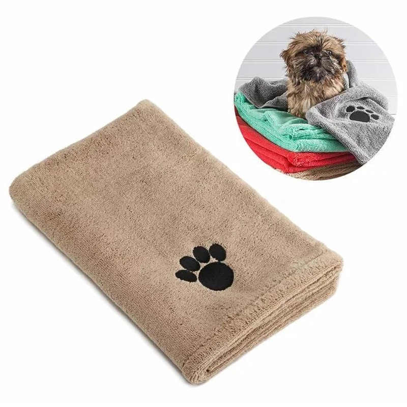 Toalha Microfibra para Cães e Gatos 35x75cm Super Absorvente - Imagem 3
