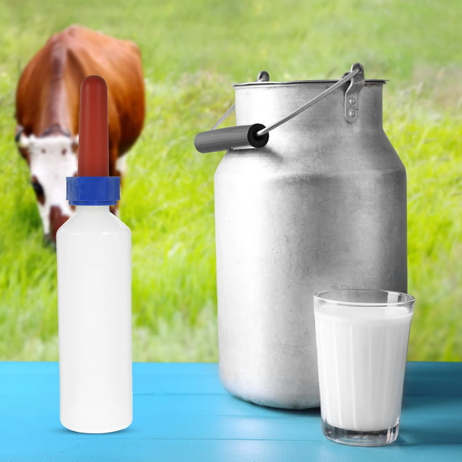 Garrafa de Silicone para Cordeiro 500ml com Chupeta - Imagem 5