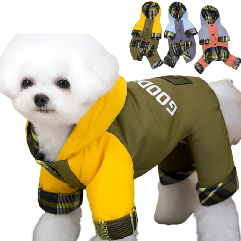 Casaco Impermeável para Cães com Capuz Lavável - Image 3