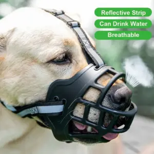 focinheira ajustável para cães