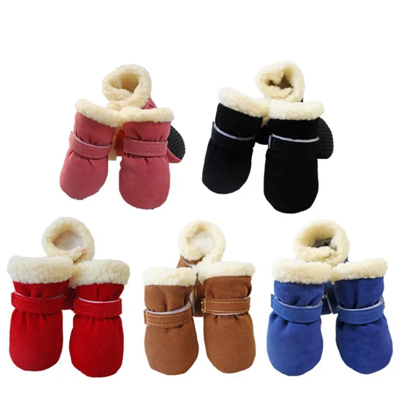 Botas de Neve para Cães Pequenos Antiderrapante 4 Peças - Image 2
