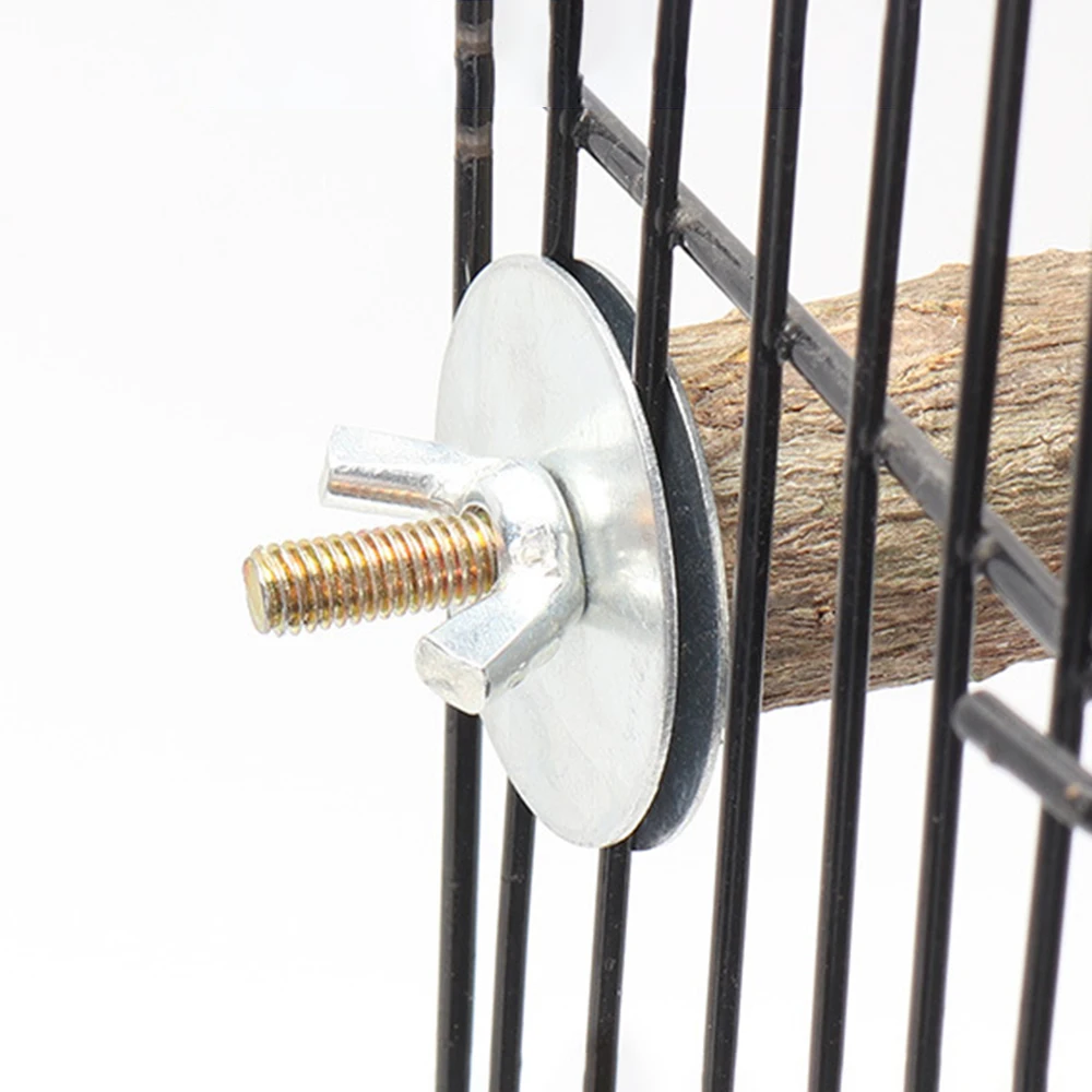 Ponte Suspensa para Pássaros e Hamsters de Madeira com Fixação por Parafuso - Imagem 4
