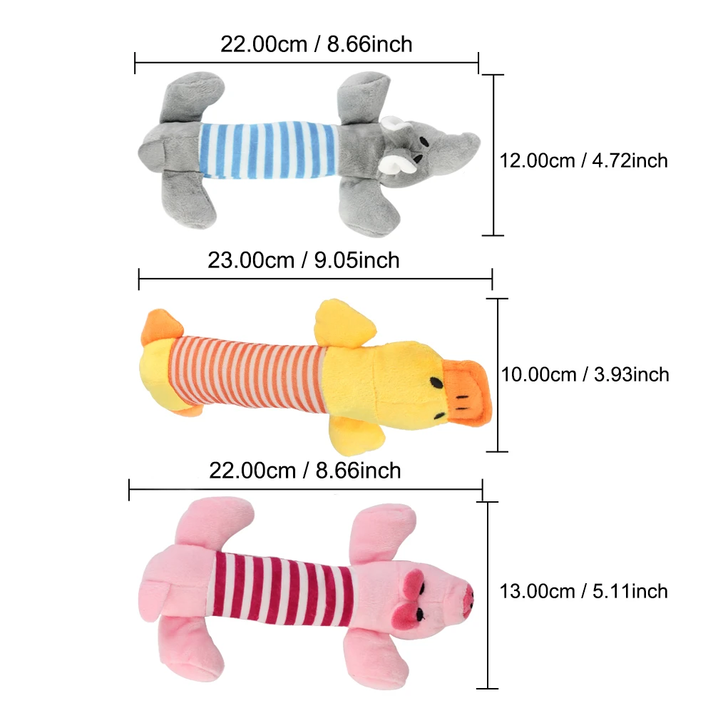 Brinquedo de Pelúcia para Cães e Gatos com Som de Rangido - Imagem 6
