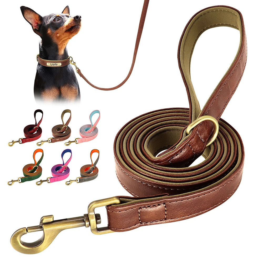 trela de couro para cães