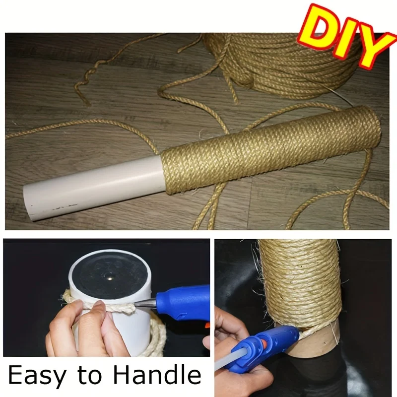 Corda de Sisal Natural para Gatos para Arranhador DIY 33 Pés - Imagem 4