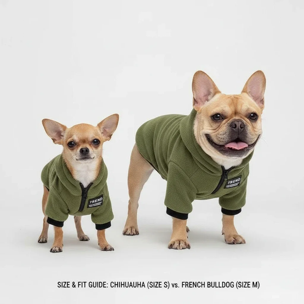 Moletom de Lã para Cães Pequenos Pulôver Térmico - Imagem 4
