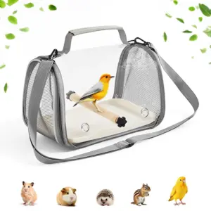 bolsa de viagem para pássaros e hamsters