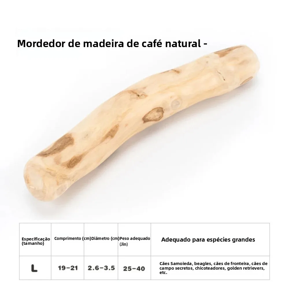 Madeira de Café para Cães XL: Ajuda a Reduzir o Estresse e a Coceira da Troca de Dentes - Image 5