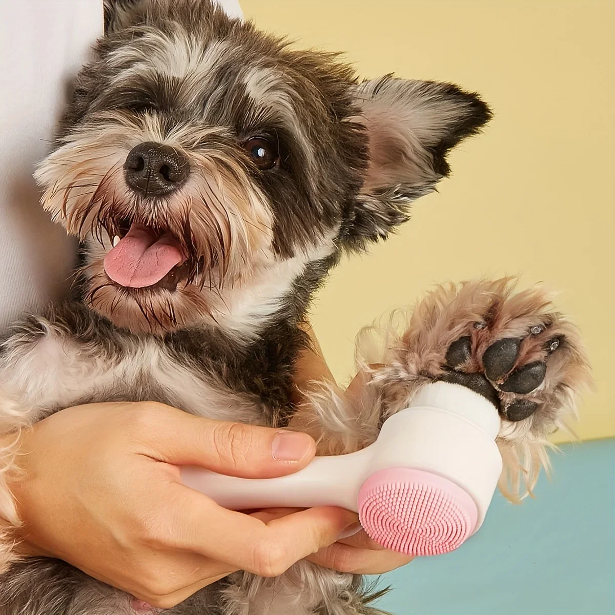 Limpador de Patas para Cães e Gatos de Silicone Macio 5,5 x 12,7 cm - Imagem 2