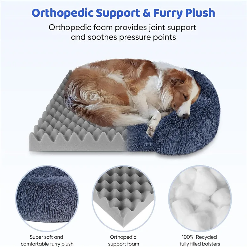 Cama Sofá para Cães e Gatos de Pelúcia e Espuma - Image 4