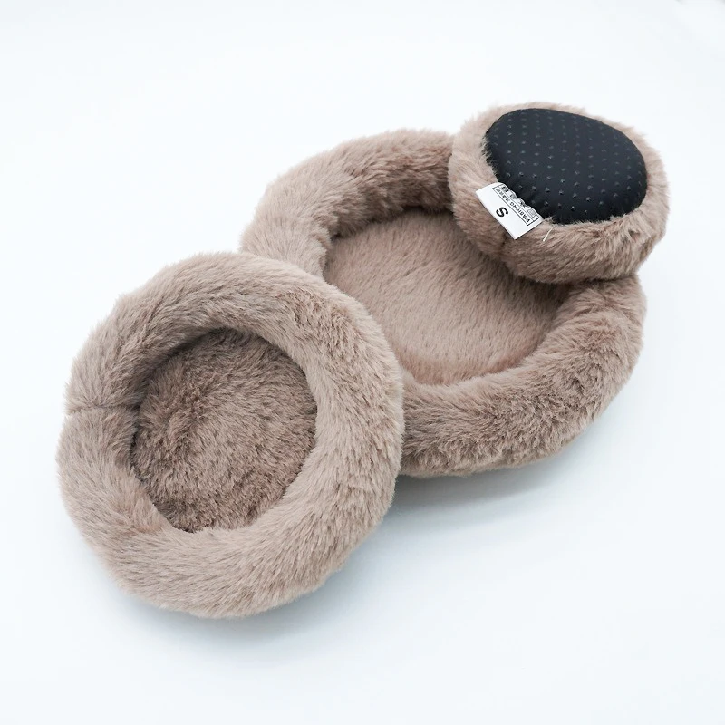 Cama Redonda para Hamster e Porquinho-da-Índia de Lã Lavável - Imagem 5