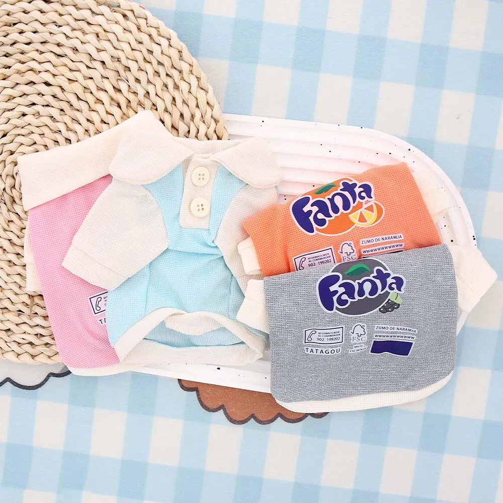 Camisa Polo para Cães e Gatos Estampa Frutas - Imagem 2