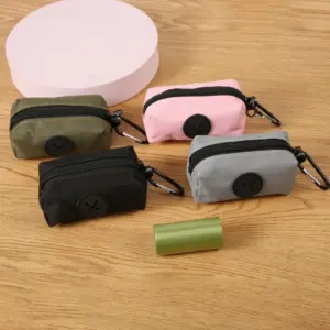 suporte saco de cocô de cão de lona