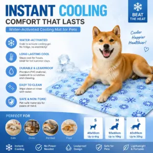 tapete resfriador para cães e gatos com injeção de água