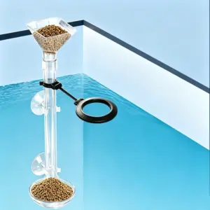 alimentador de peixes para aquário