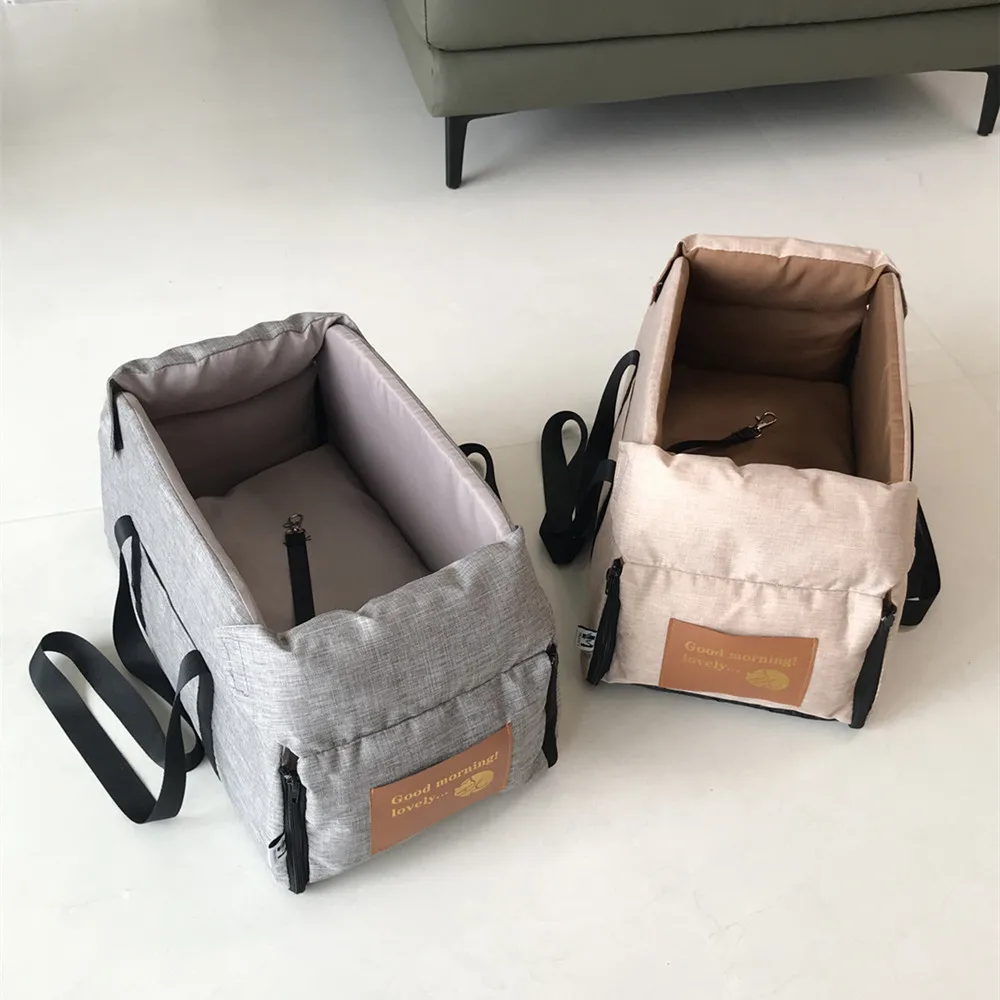 Assento de Carro para Cães e Gatos Pequenos Portátil Lavável - Imagem 4