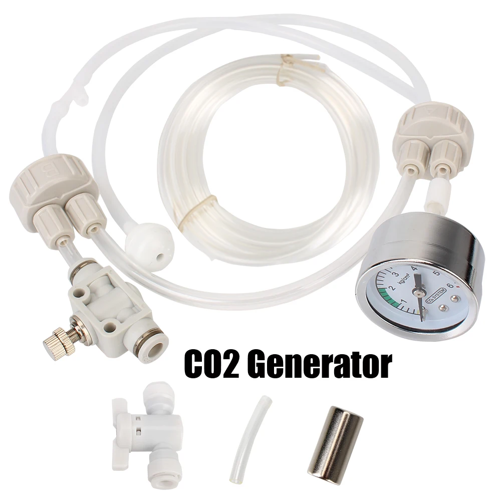 Gerador de CO2 para Aquário com Manômetro e Fluxo Ajustável - Imagem 6
