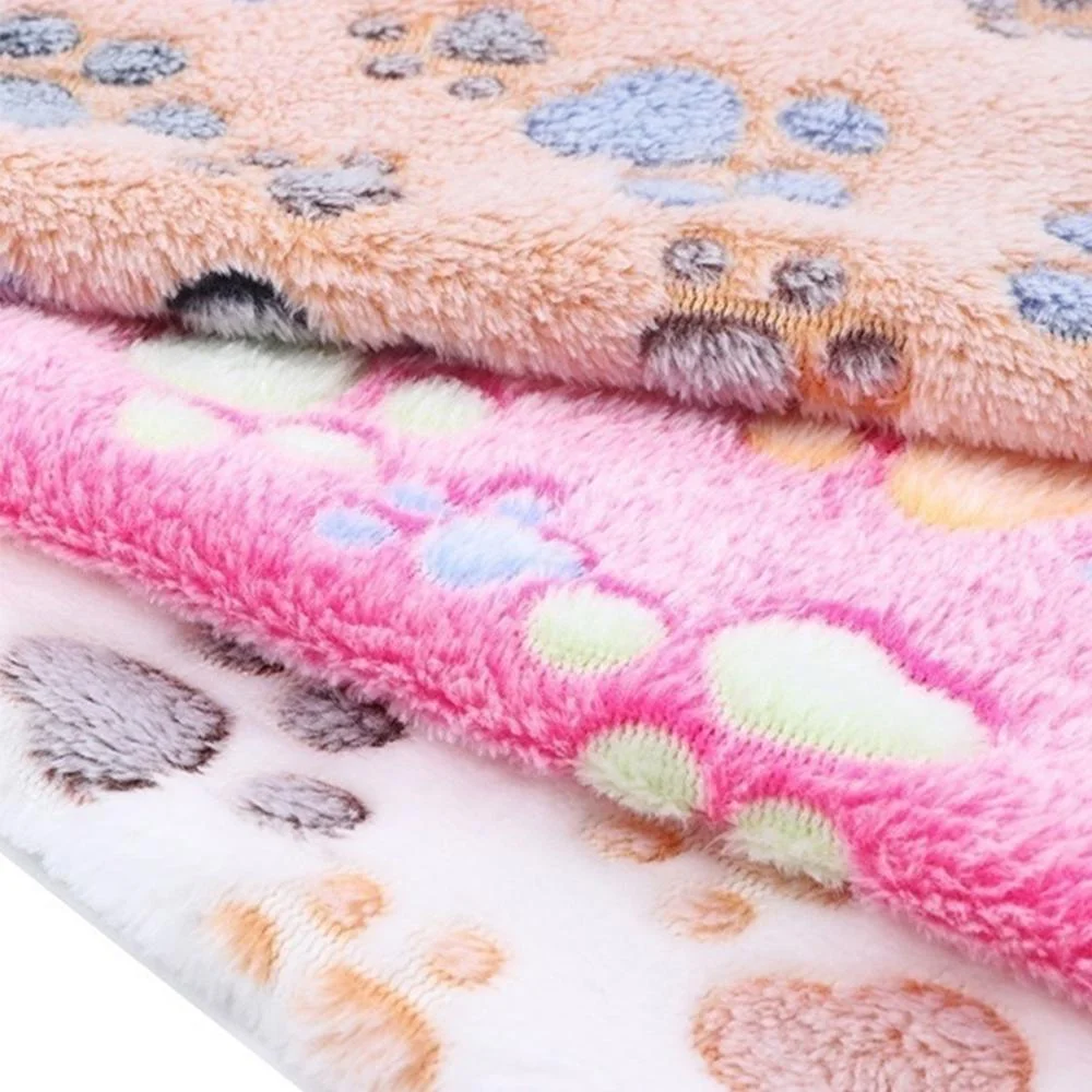 Manta para Cães e Gatos de Fleece Coral Lavável na Máquina - Imagem 2