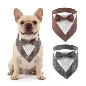 bandana para cães com gravata borboleta