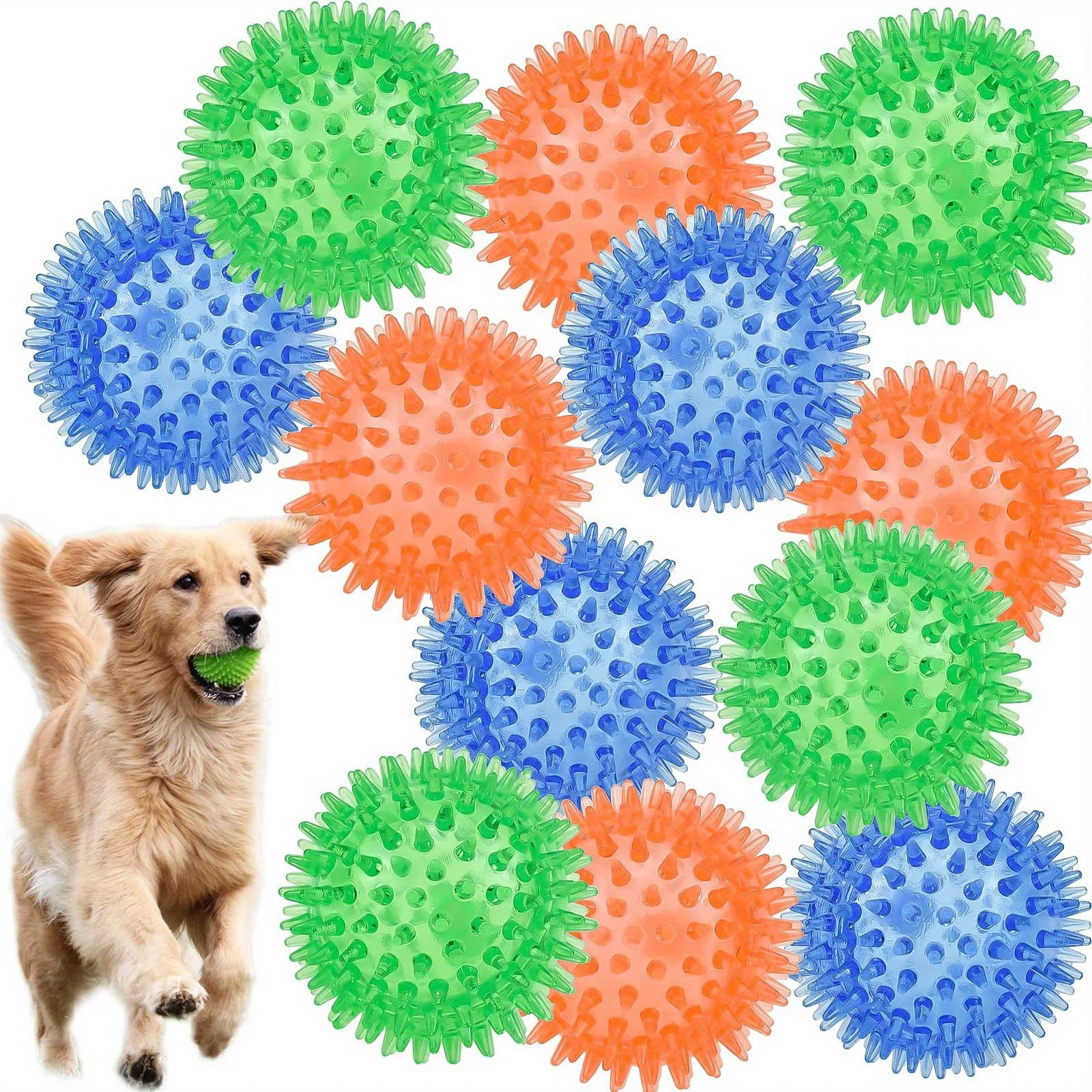 bolas espetadas para cães com som