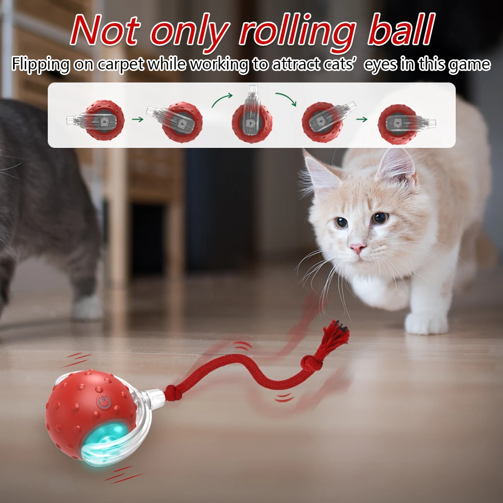 Bola Interativa para Gatos com Som de Pássaro e Sensor de Movimento - Imagem 5