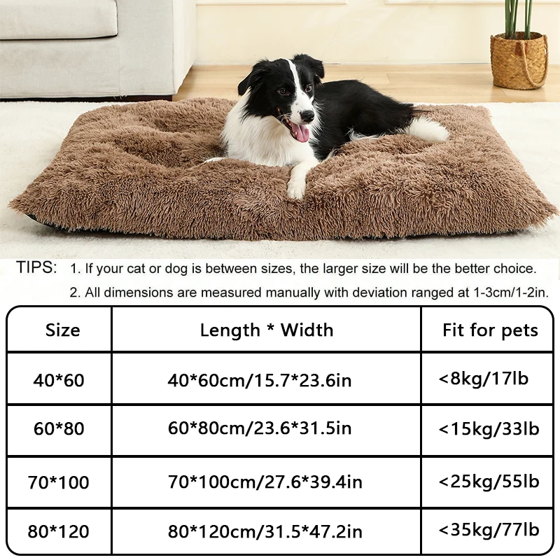 Cama Sofá para Cães e Gatos de Pelúcia Longa e Macia - Imagem 6