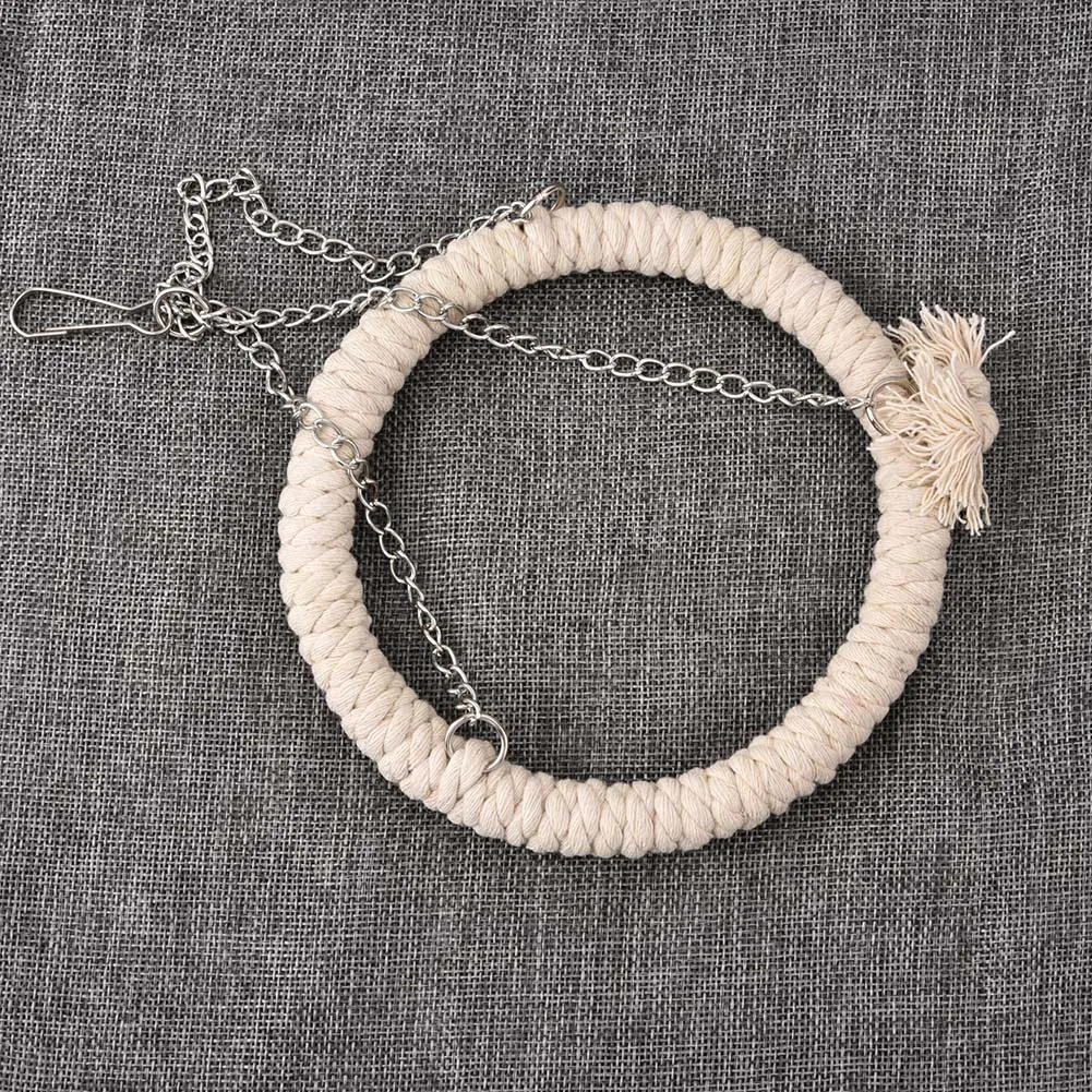 Brinquedo de Corda para Pássaros e Papagaios de Algodão com Ganchos para Gaiola - Image 4