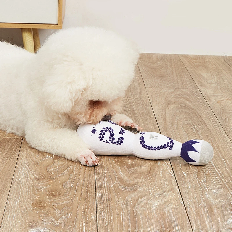 Brinquedo de Pelúcia para Cães com Apito Interno, 26 cm - Imagem 4