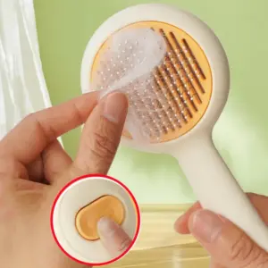 escova autolimpante para cães e gatos