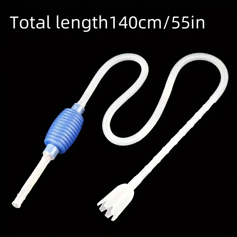 Sifão para Aquário de Plástico com Tubo de 1.4 m para Limpeza - Imagem 2