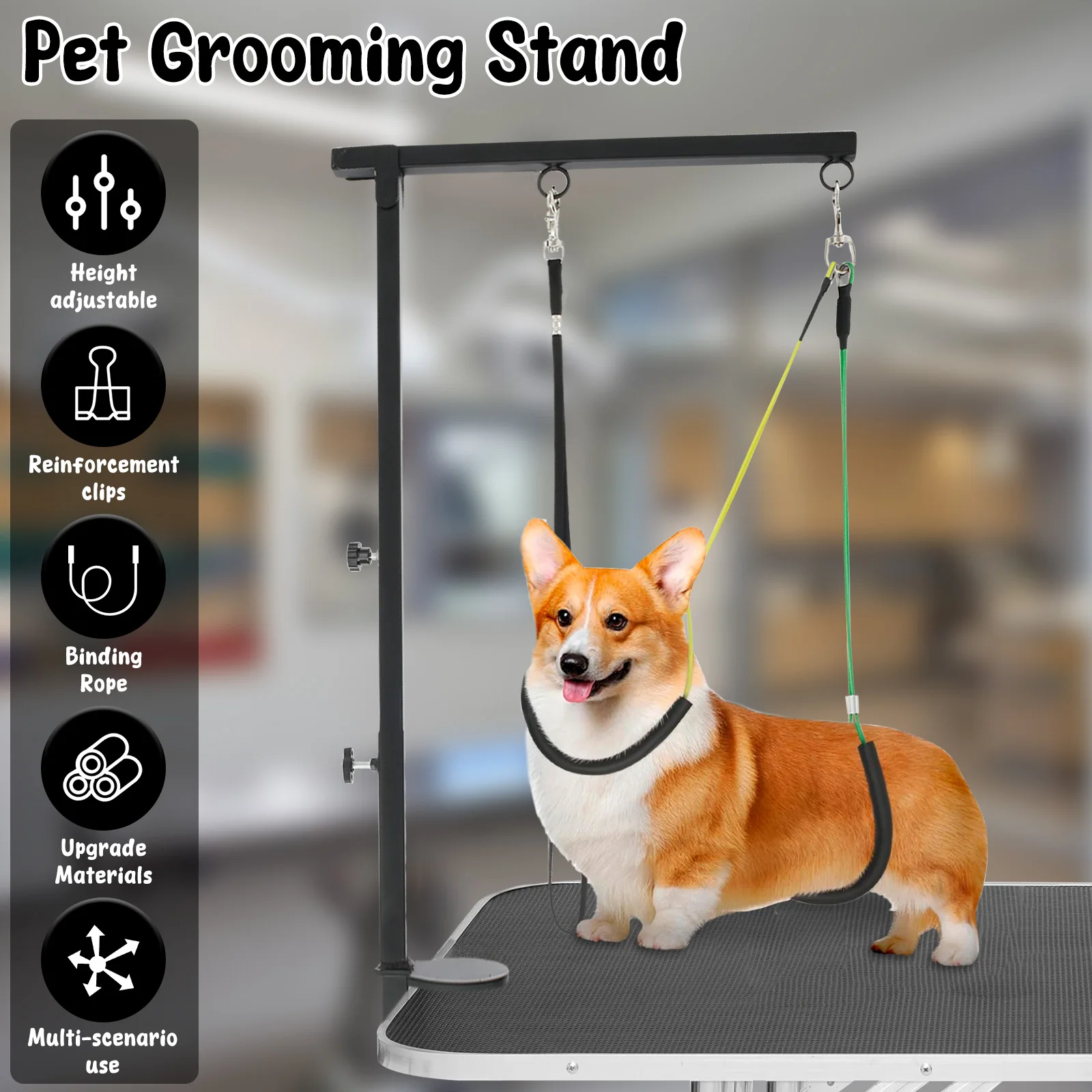 Braço de Tosa para Cães com Braçadeira Ajustável para Mesa - Imagem 2