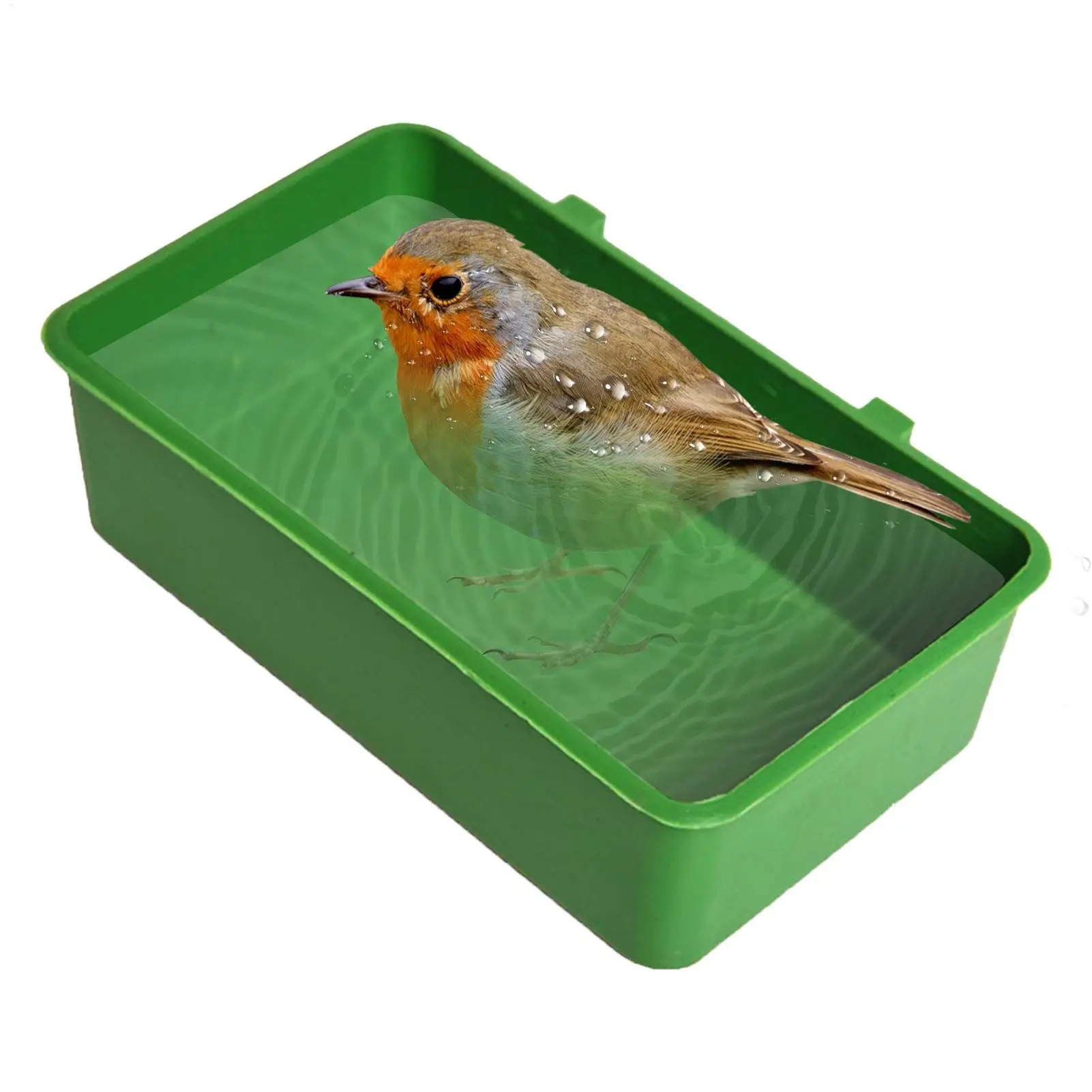 Banheira para Pássaros de Plástico com Encaixe na Gaiola - Imagem 3
