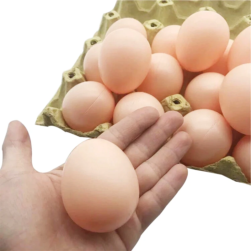 Ovos de Brinquedo para Aves 30 pçs de Plástico para Ninho de Galinhas - Imagem 3