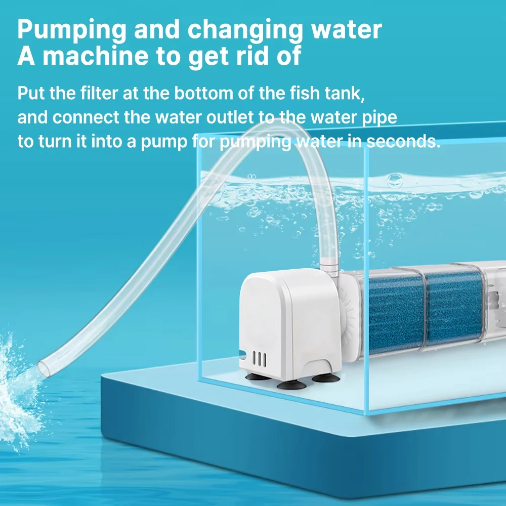 Bomba Submersível para Aquário 220V com Ventosas para Fixação - Imagem 6