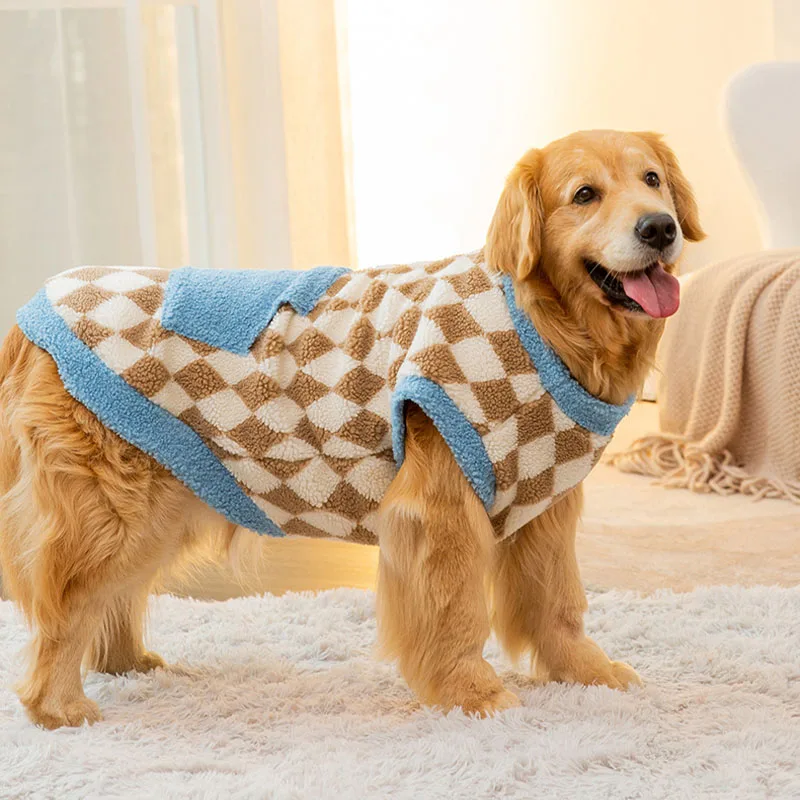 Colete de Lã para Cães Grandes de Inverno com Capuz - Image 5