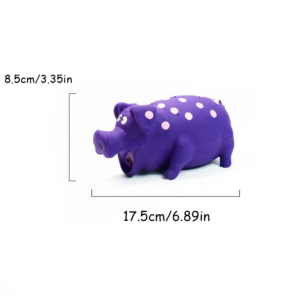 Brinquedo de Porco para Cães de Látex com Som para Mastigar - Imagem 6