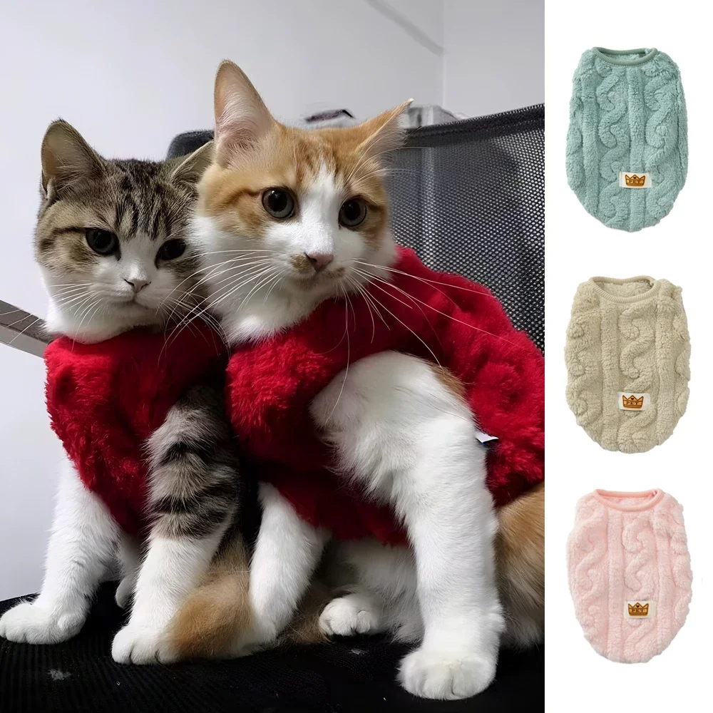 suéter de lã para gatos e cães pequenos