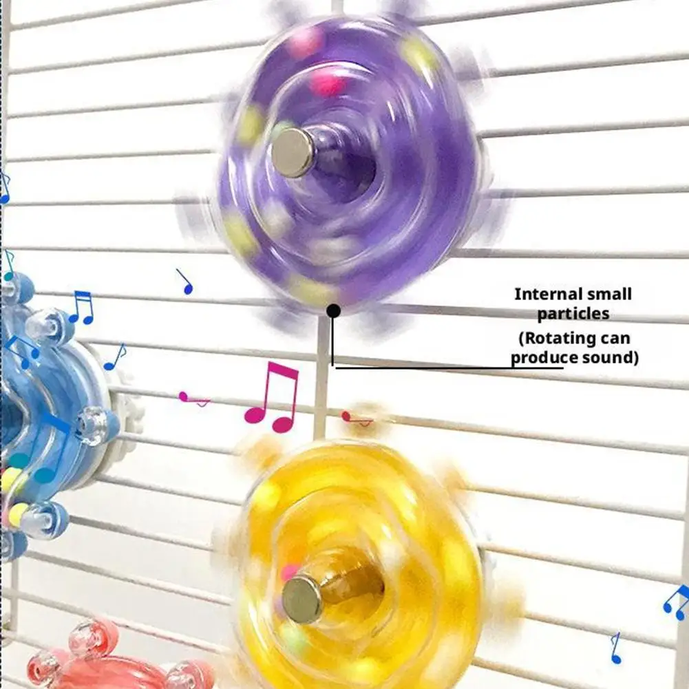 Brinquedo Rotativo para Papagaios de Plástico 8 cm - Imagem 6