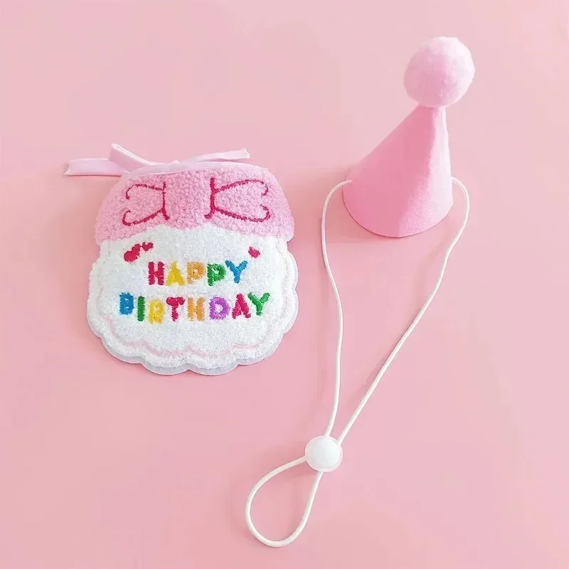 Chapéu e Cachecol de Aniversário para Cães e Gatos Pequenos - Image 5