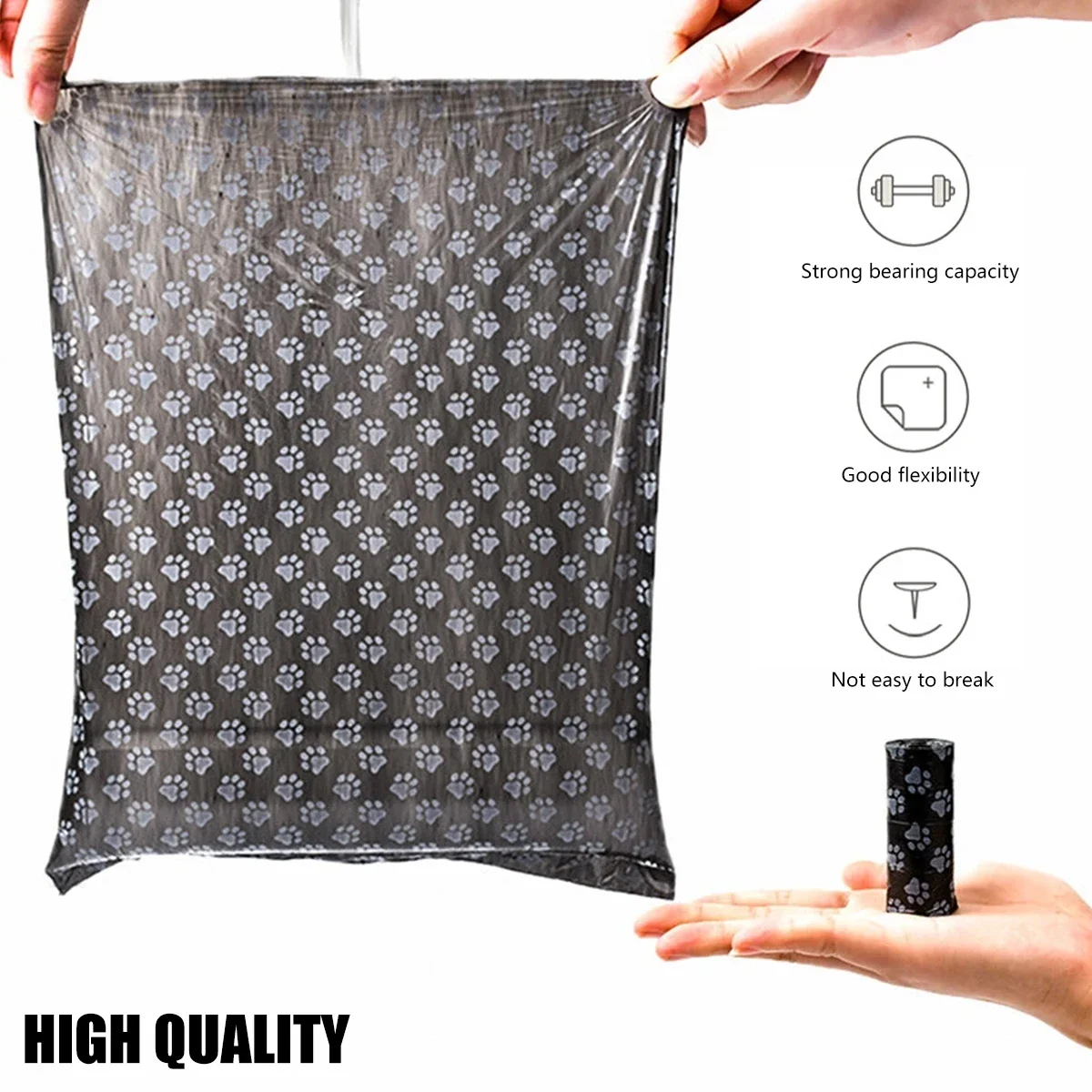 Sacos para Dejetos de Cães com Dispensador de Osso para Passeio - Imagem 4