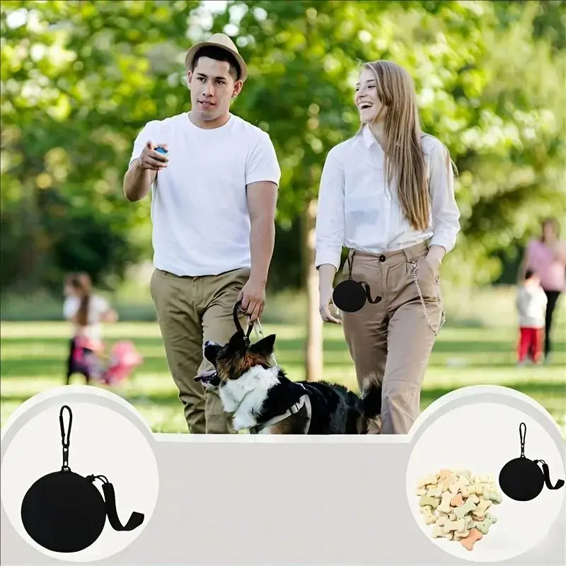 Bolsa de Silicone para Petiscos para Cães e Gatos Portátil - Imagem 5