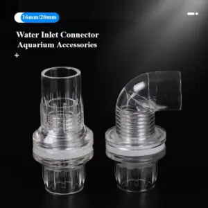 adaptador de entrada para aquário acrílico