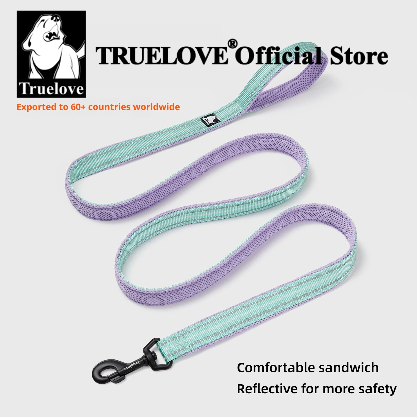 Guia Truelove para Cães de Nylon Refletiva 200CM com Almofada Macia - Image 5