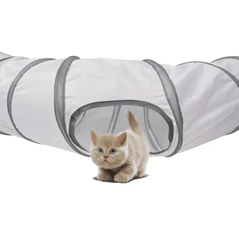 Túnel Dobrável para Gatos e Cães Pequenos de Poliéster - Imagem 3