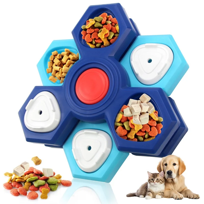 Brinquedo Quebra-Cabeça para Cães de Plástico para Alimentação Lenta - Imagem 3