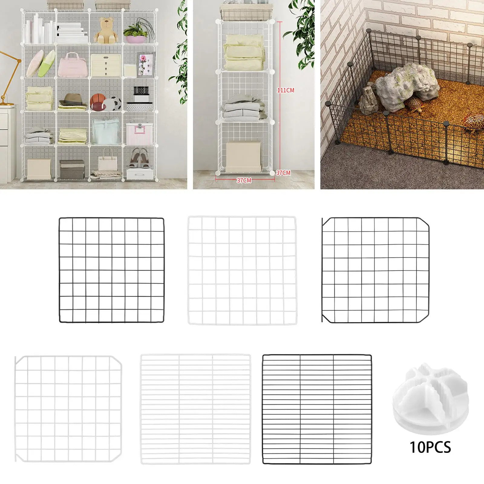Cercado Modular para Pets com Painéis de 35 cm Expansível - Imagem 4
