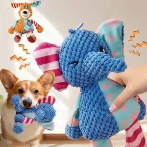 brinquedo de pelúcia para cães com apito